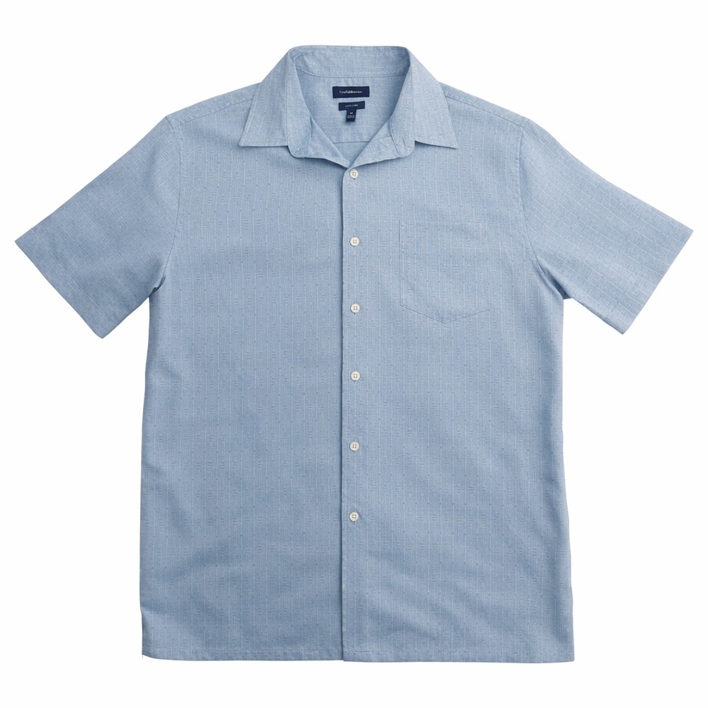 CROFT & BARROW Men’s Easy Care Light Blue Casual Button Down Shirt Size Medium
